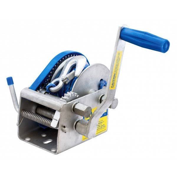 Atlantic Manual Trailer Winch 700kg Trailer Winch Comes with Dyneema Rope