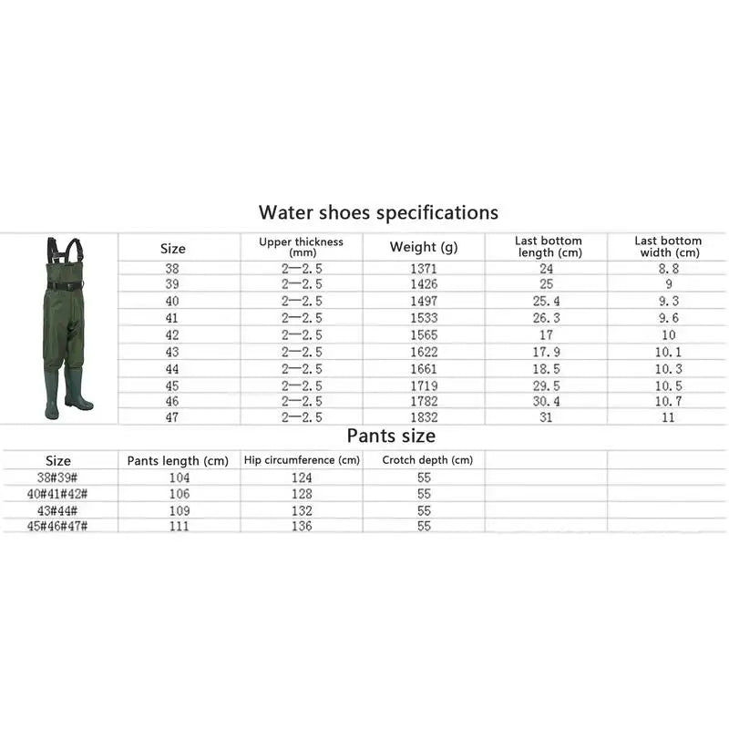 Nylon Breathable Waterproof Stocking Foot Fly Fishing Hunting Chest Waders Pant For Men And Women One-piece Trousers For Fishing - Action Outdoors Kiwi