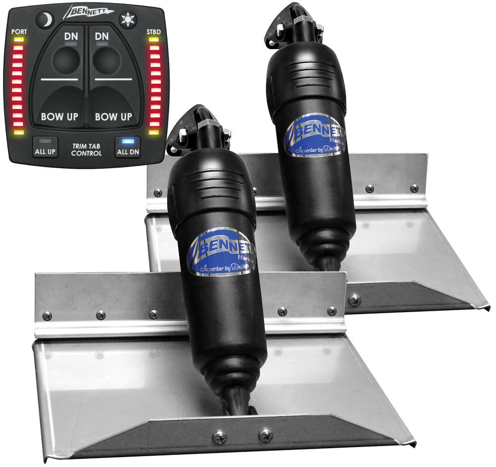 Bennett Marine Bennett Trim Tabs Bennett 9" x 12" LED Trim Tab Kit 7001