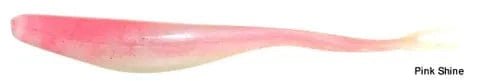 Berkley Gulp 5 Pink Shine fishing lure with a pink shine color, designed for effective angling.