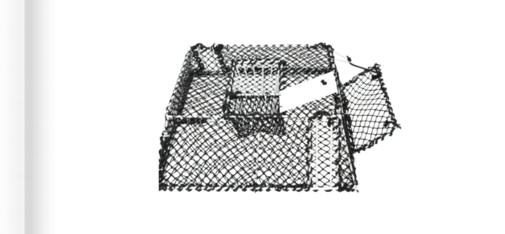 Large-Sized Cray Pot featuring a heavy-duty galvanized steel design for cray fishing.