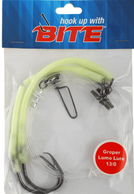 Bite Fishing RIGS Groper Lumo Rig 2H 13/0