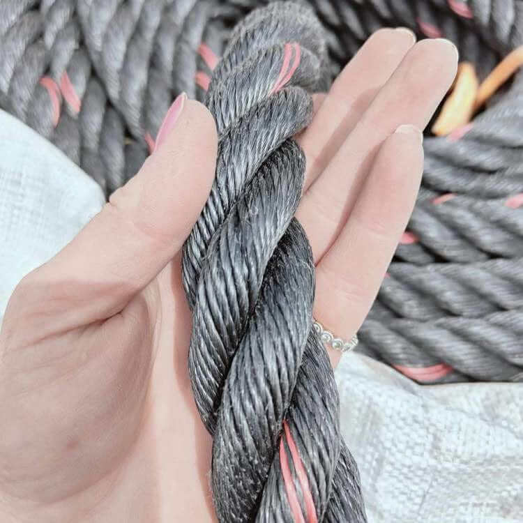 Bridon / Cookes Bridon Cookes Ropes 32mm SuperTec Black Rope - 4 Strand 220m Free Shipping