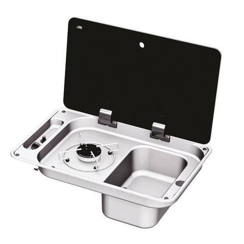 CAN Gas Ovens & Hobs Rectangular Gas Hobb Cooker & in-built Sink