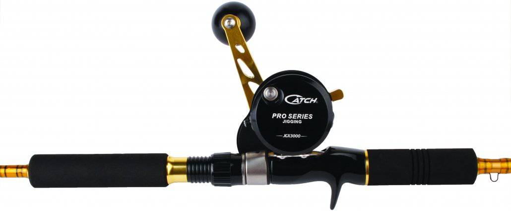 Catch Catch Rod/Reel Combos Catch Combo 150g Acidwrap/JGX3000 with outer carbon wrap JGX3000 Reel