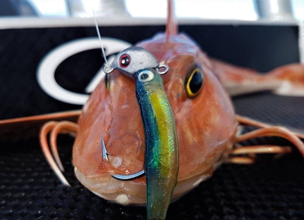 Catch Stingaz Tenya Jig Heads with Gripper 28g - Action Outdoors Kiwi