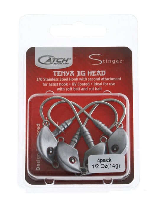 Catch Jig Catch Stingaz Tenya Jig Heads 3/0 Pack 1/2oz