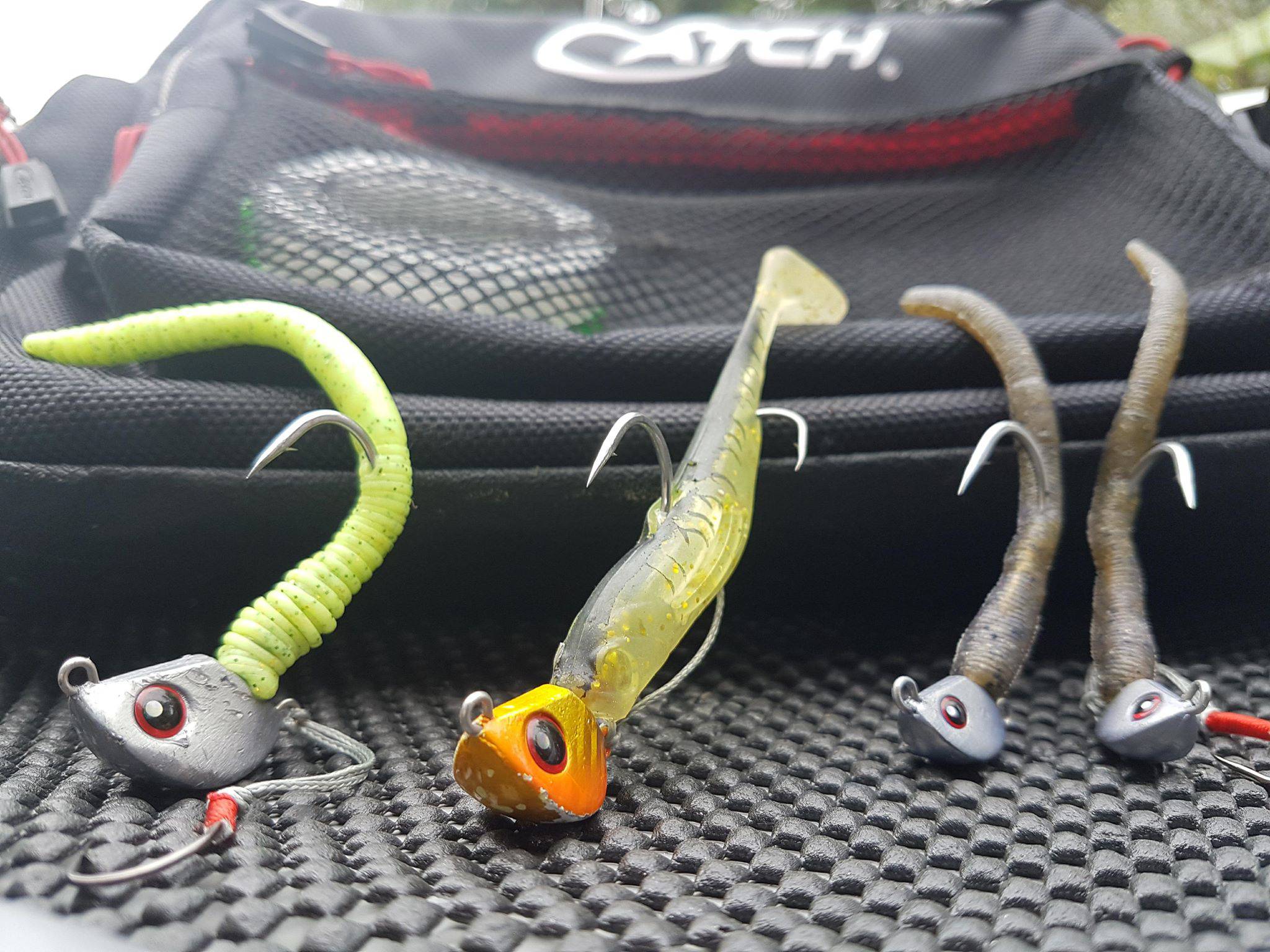 Catch Jig Heads Catch Stingaz Tenya Jig Heads with Gripper 28g