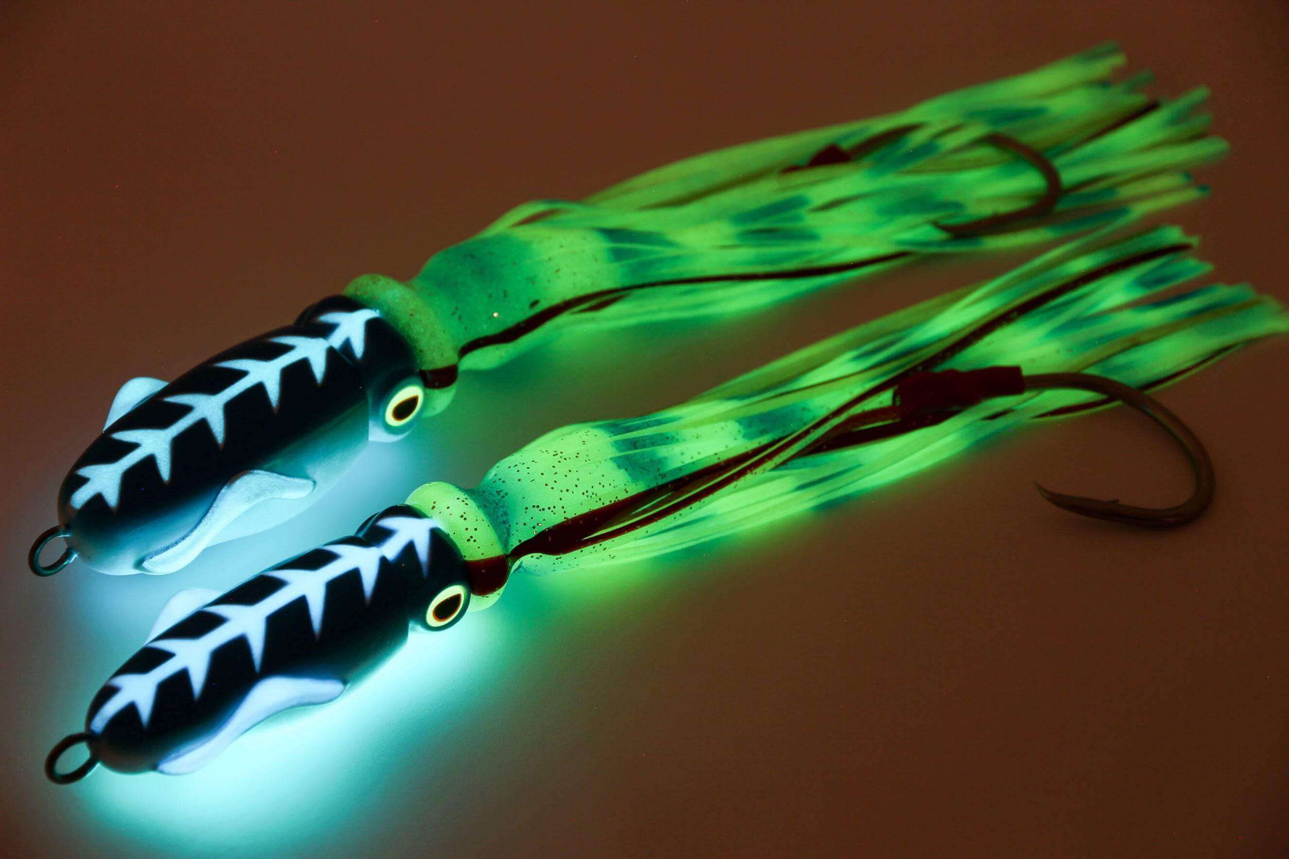 Catch Lures 750g Catch Squidwings Blue Glow