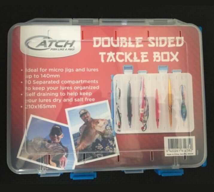 Catch Tackle Box 210mmx165mm Double Sided Tackle Box - Catch