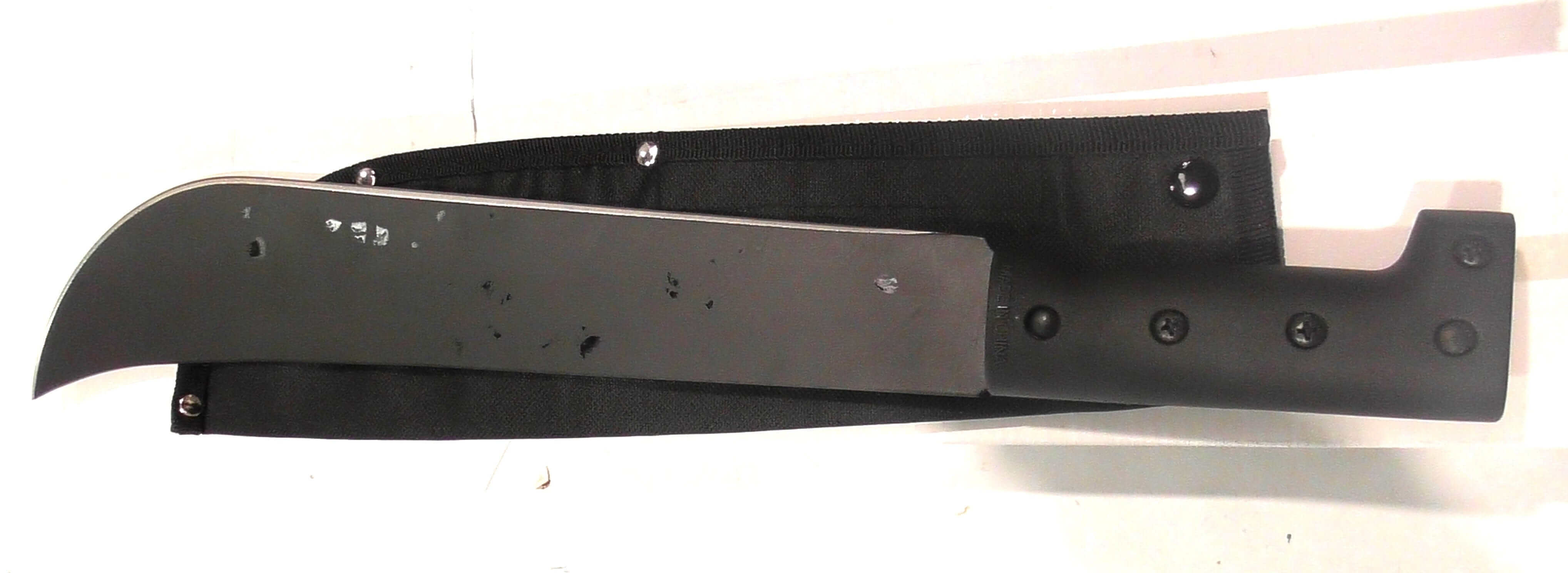 CE Lawford Machete & Saw Machete 14" Curved Blade w/ canvas SHEATH
