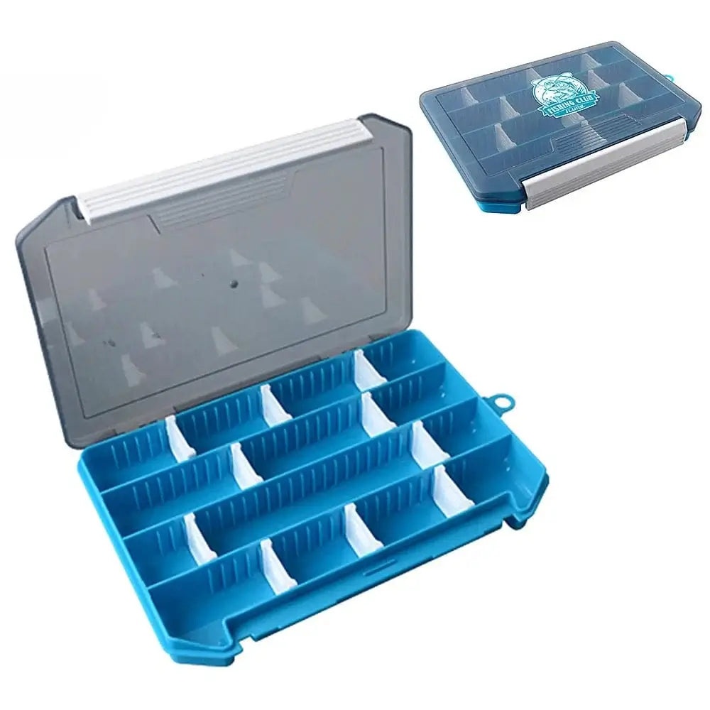 China Action Fishing Nets Double Sided Fishing Box Fishing Accessories Lures Hooks Storage Box Fishing Tackle Organizer Box Compartments Bait Lure Hook St