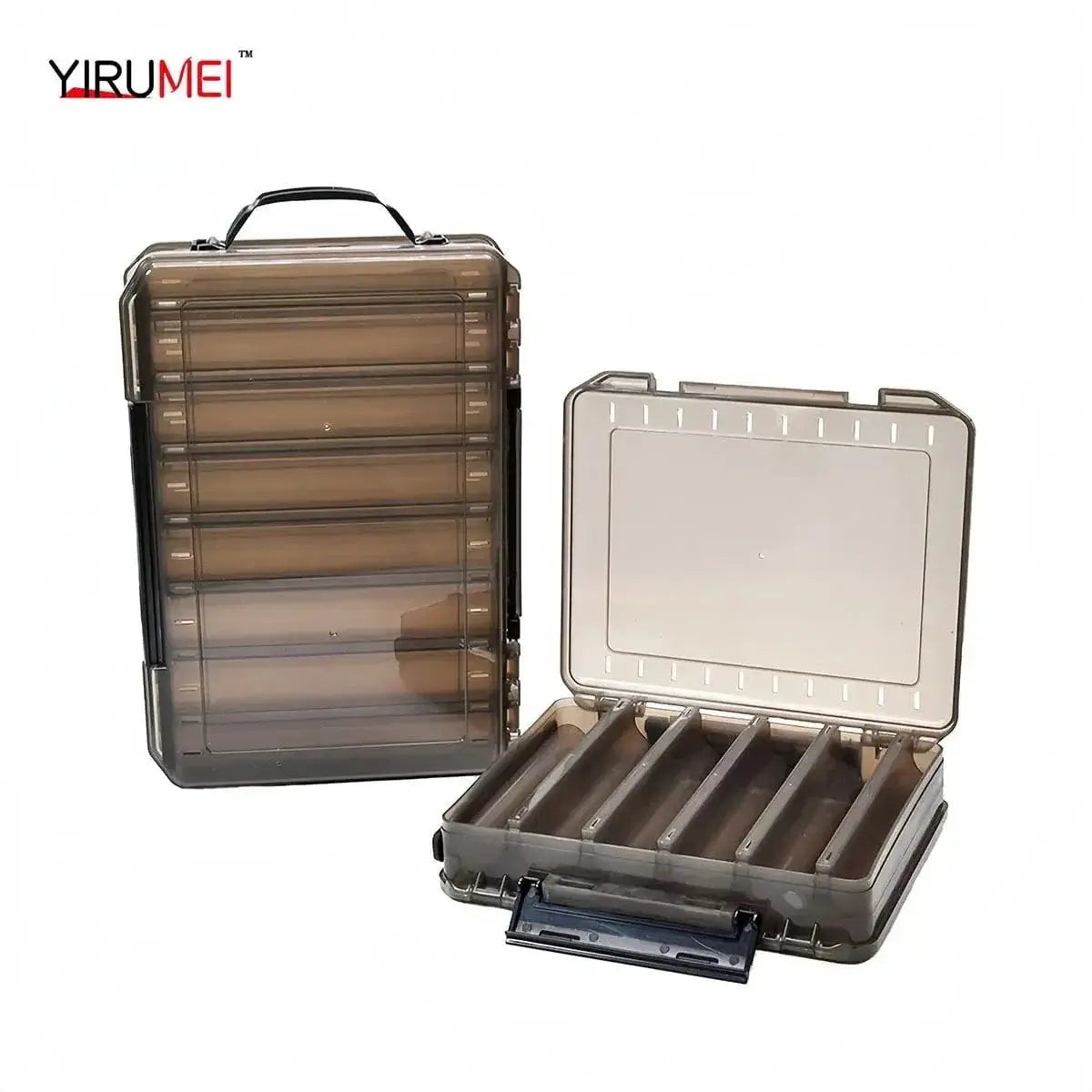 China Action Fishing Nets Double Sided Fishing Tackle Box Fishing Accessories Tool Storage Boxes Fish Hook Lure Fake Bait Boxes For Carp Fishing Goods