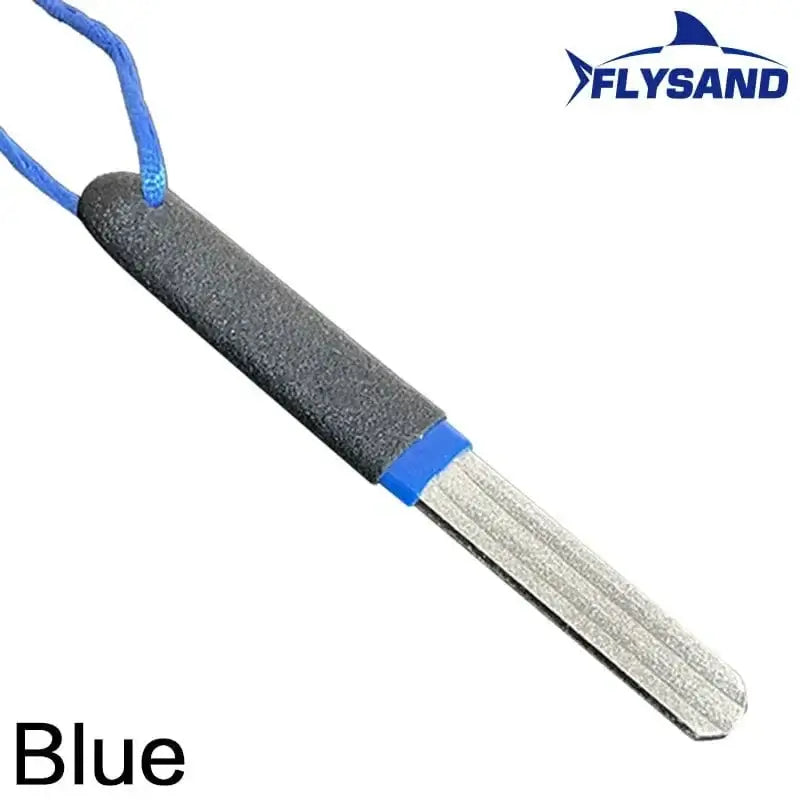 China Action Fishing Nets FLYSAND Portable Outdoor Double Groove Fishing Hook Sharpening Hone New Fishing Grinding Hook Sharpener Tool Fishing Accessories