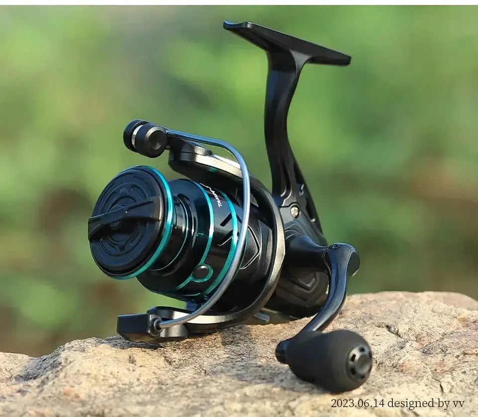 China Action Fishing Nets LINNHUE Fishing Reel HZ1000-7000 Max Drag 10kg Metal Spool Grip Spinning Reel For Carp Reel Fishing Accessories Pesca Bass Fish