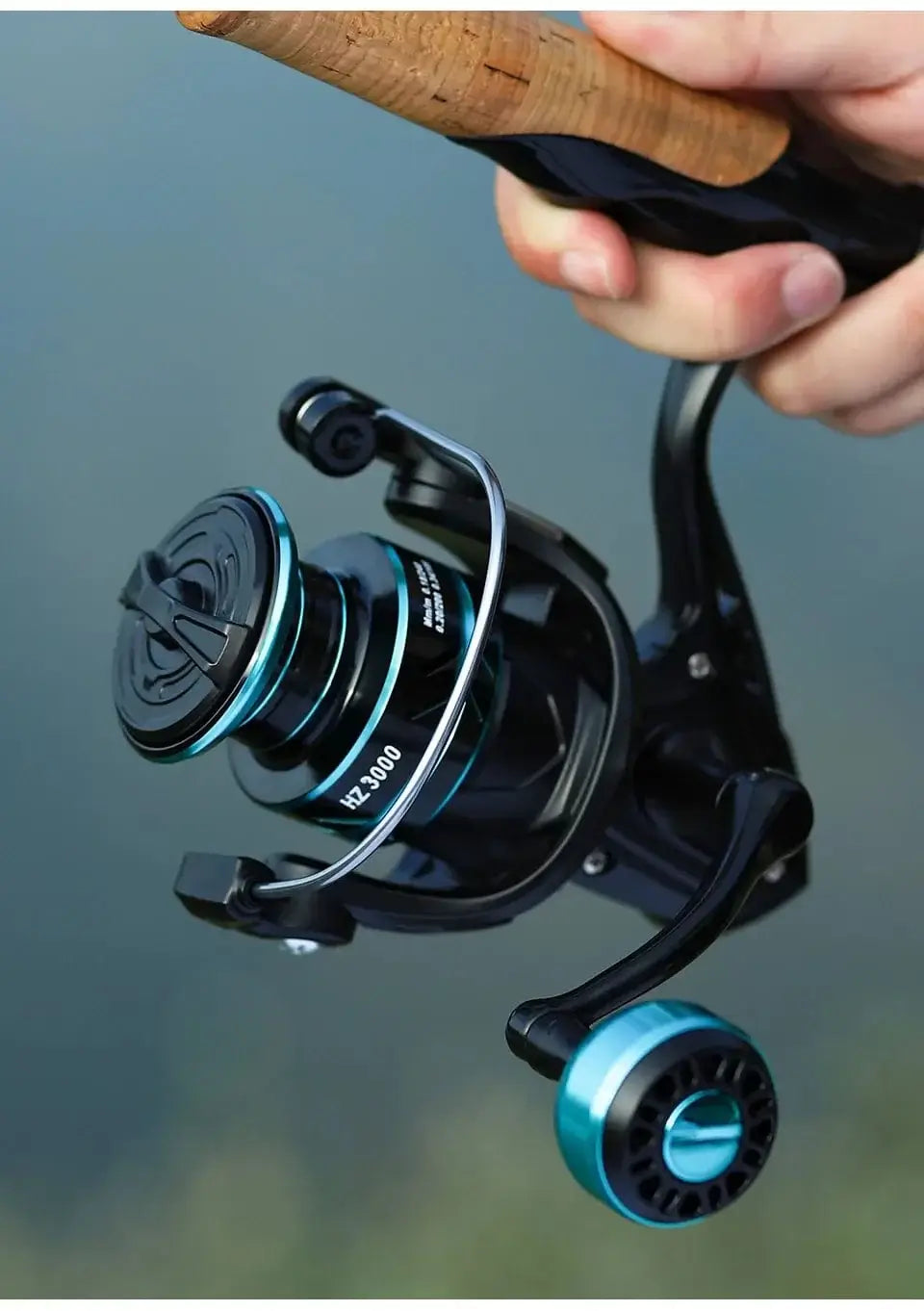 China Action Fishing Nets LINNHUE Fishing Reel HZ1000-7000 Max Drag 10kg Metal Spool Grip Spinning Reel For Carp Reel Fishing Accessories Pesca Bass Fish