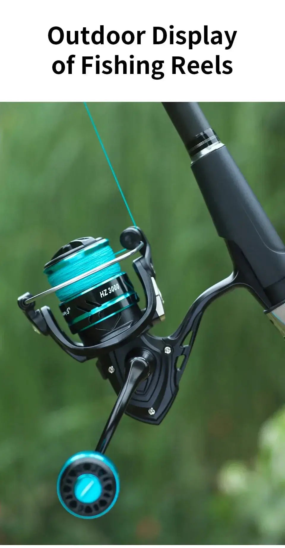 China Action Fishing Nets LINNHUE Fishing Reel HZ1000-7000 Max Drag 10kg Metal Spool Grip Spinning Reel For Carp Reel Fishing Accessories Pesca Bass Fish