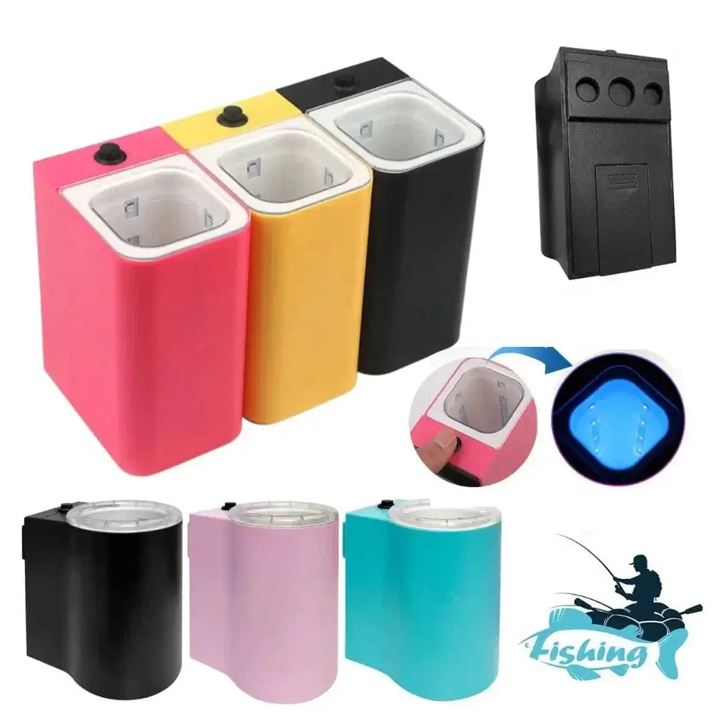 China Action Fishing Nets UV Lighter Accumulator Jig Soft Bait LED Flash Glowing Operated Fishing Tackle Squid Light Fishing Accessories For Sea Fishing