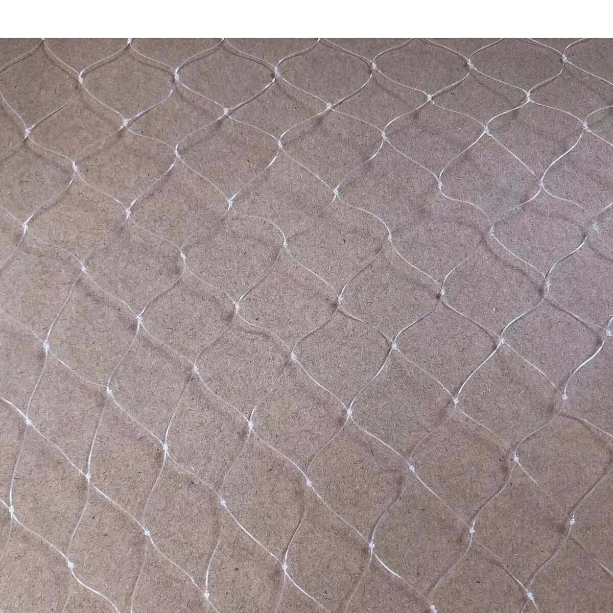 China China 0.18MM-0.4MM Line Semi-Finished Product Fishing Net Depth 48md Network Length 95m Nylon Monofilament Mesh Cloth Trap for Fish