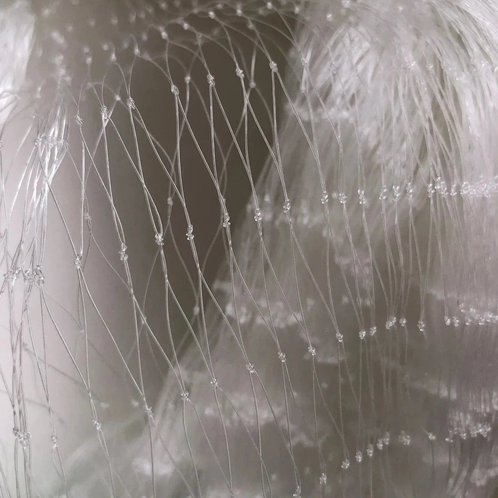 China China 0.18MM-0.4MM Line Semi-Finished Product Fishing Net Depth 48md Network Length 95m Nylon Monofilament Mesh Cloth Trap for Fish