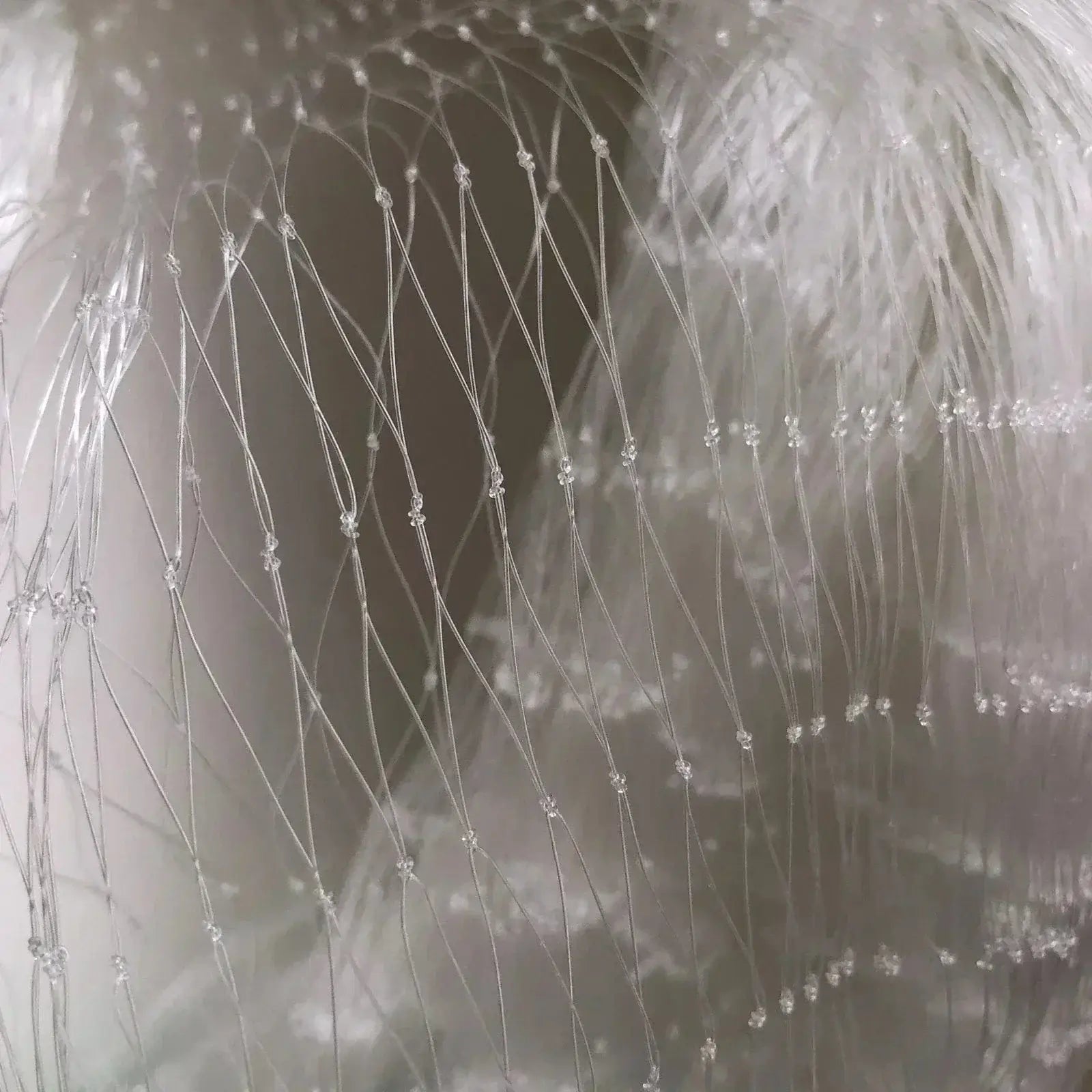 China China 0.18MM-0.4MM Line Semi-Finished Product Fishing Net Depth 48md Network Length 95m Nylon Monofilament Mesh Cloth Trap for Fish