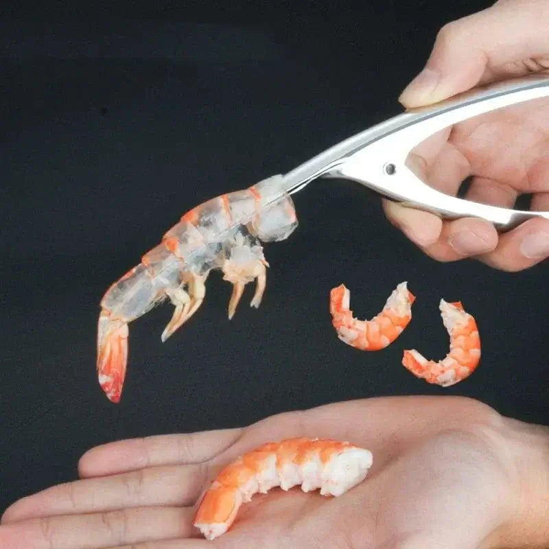 China China 01 Shrimp Peeler Stainless Steel Shrimp Deveiner Kitchen Appliances Shrimp Cleaner Prawn Peeler Fishing Knife Prawn Shell Peeler