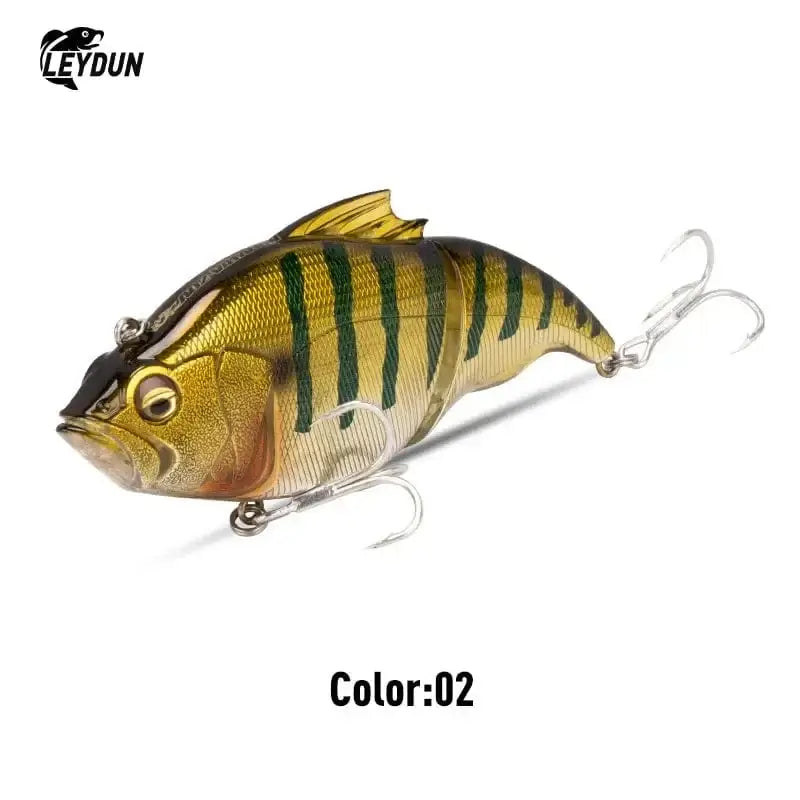 China China 02 / 115mm 41g Floating LEYDUN New Vibration Fishing Lures Floating 115mm 41g Lipless Good Swimbaits Multi Jointed Saltwater Bass Hard Baits Ice Wobbler