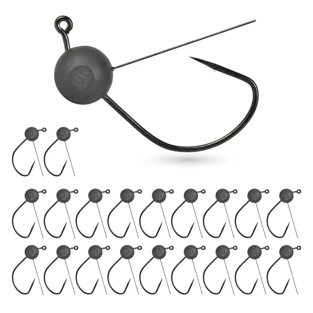 China China 1.3G / 5PCS Elite TG Tungsten Wacky Weedless Jig Hooks, Wacky Rig/Texas Rig Jig Heads Soft/Wacky Worms Fresh Water Bass Fishing Lure Tackel