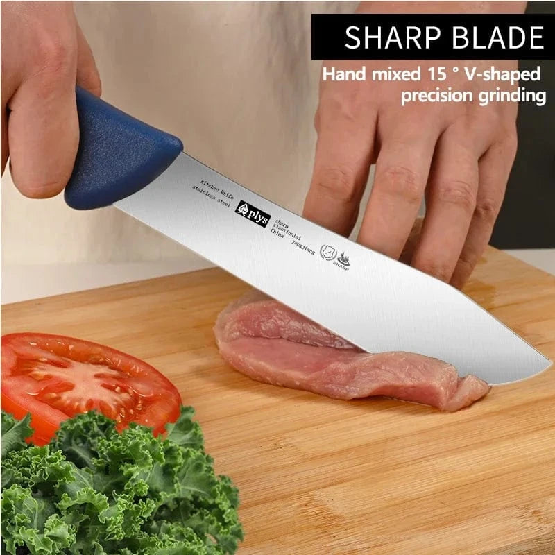 China China 1-4PCS Kitchen Boning Knife Stainless Steel Butcher Knife Professional Sharp Kitchen Cooking Meat Knife Chef Knife M9195