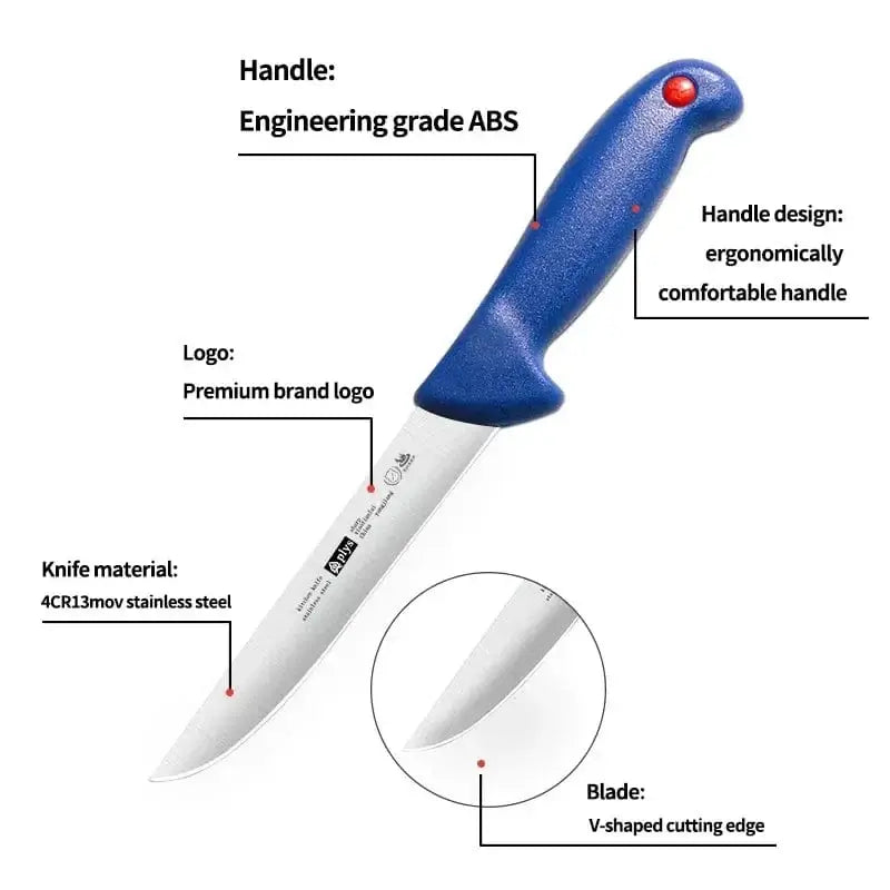 China China 1-4PCS Kitchen Boning Knife Stainless Steel Butcher Knife Professional Sharp Kitchen Cooking Meat Knife Chef Knife M9195