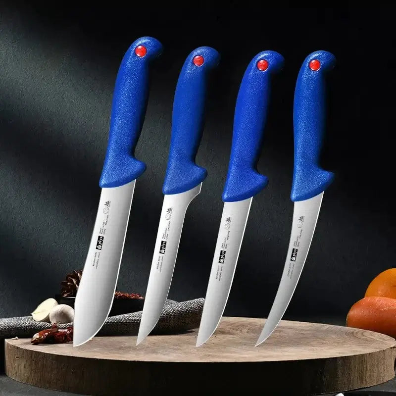 China China 1-4PCS Kitchen Boning Knife Stainless Steel Butcher Knife Professional Sharp Kitchen Cooking Meat Knife Chef Knife M9195