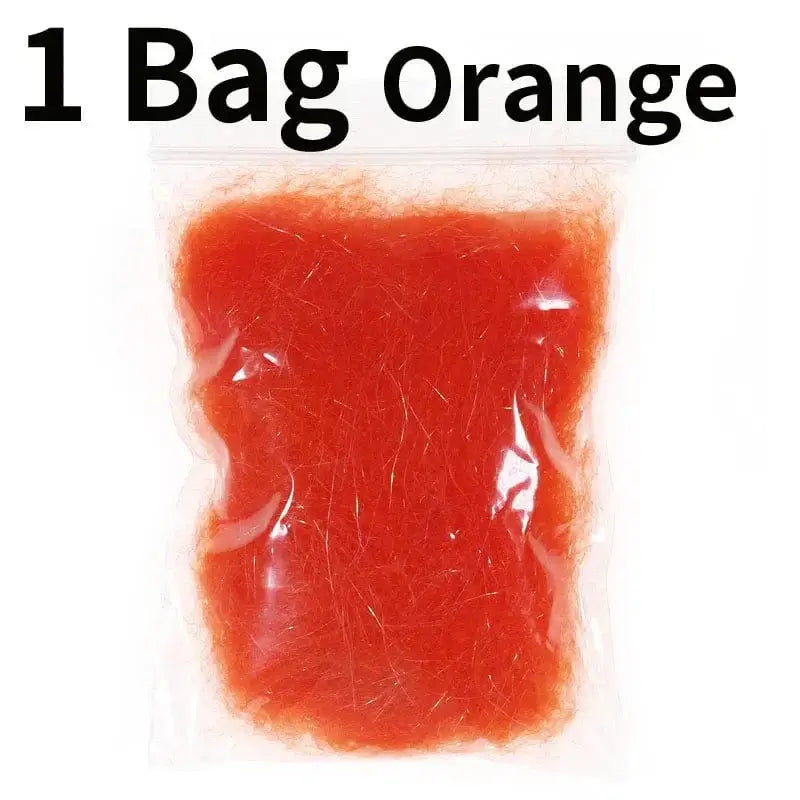 China China 1 Bag Orange 1Bag Ice Dubbing Fibre Scud Nymph Dub Fly Tying Material For Trout Flies Shrimp Fly Lure Making