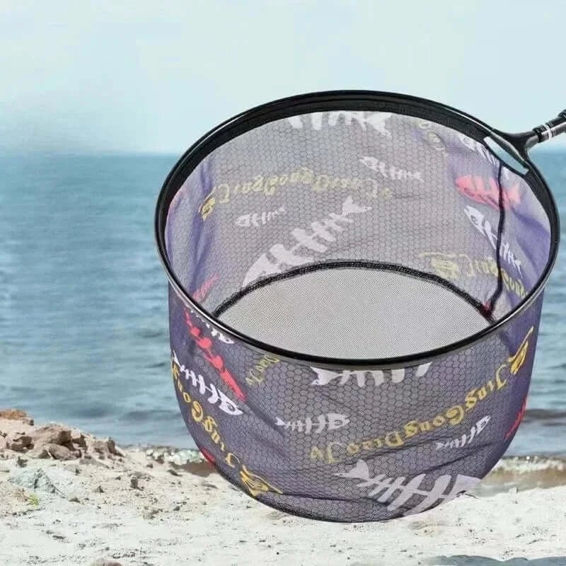 China China 1 PCS Fishing Net Head Anti-hook Outdoor Hand Net Ultra Light Aluminium Alloy Solid Deepening Net Fishing Tool Accessories