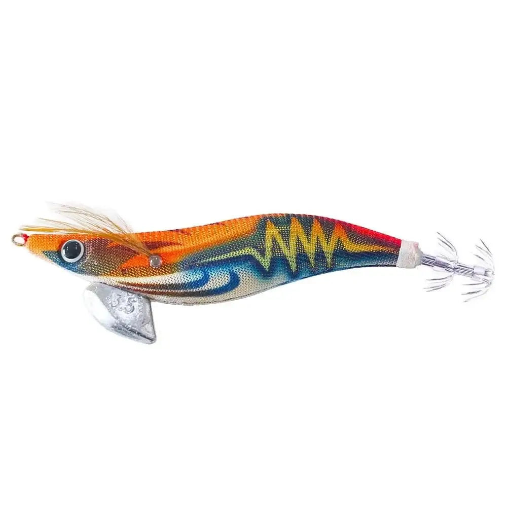 China China 10 3.5 Pesca Squid Jigging Lure Wood Shrimp Jig Hook Artificial Bait 14Cm-18G Octopus Cuttlefish Fishing Tackle with Rattling