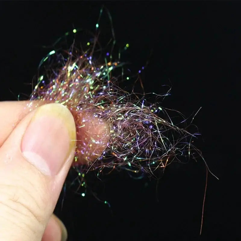China China 10 optional Colors Fly Tying prism ICE DUB sparkle crystal Living Fiber pearlescent ice dubbing nymph body&thorax Tying Material
