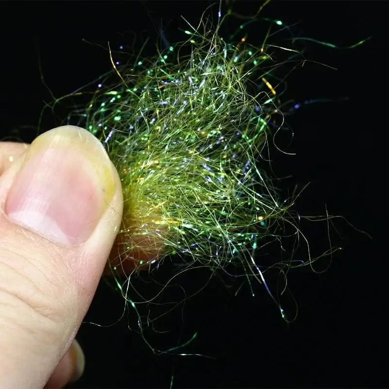 China China 10 optional Colors Fly Tying prism ICE DUB sparkle crystal Living Fiber pearlescent ice dubbing nymph body&thorax Tying Material