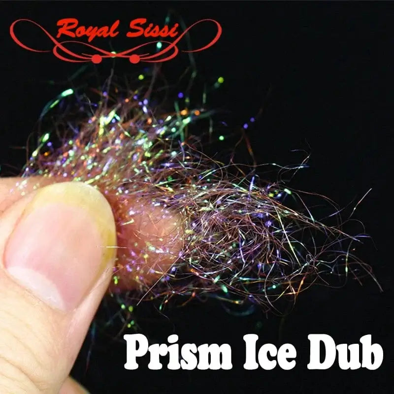 China China 10 optional Colors Fly Tying prism ICE DUB sparkle crystal Living Fiber pearlescent ice dubbing nymph body&thorax Tying Material