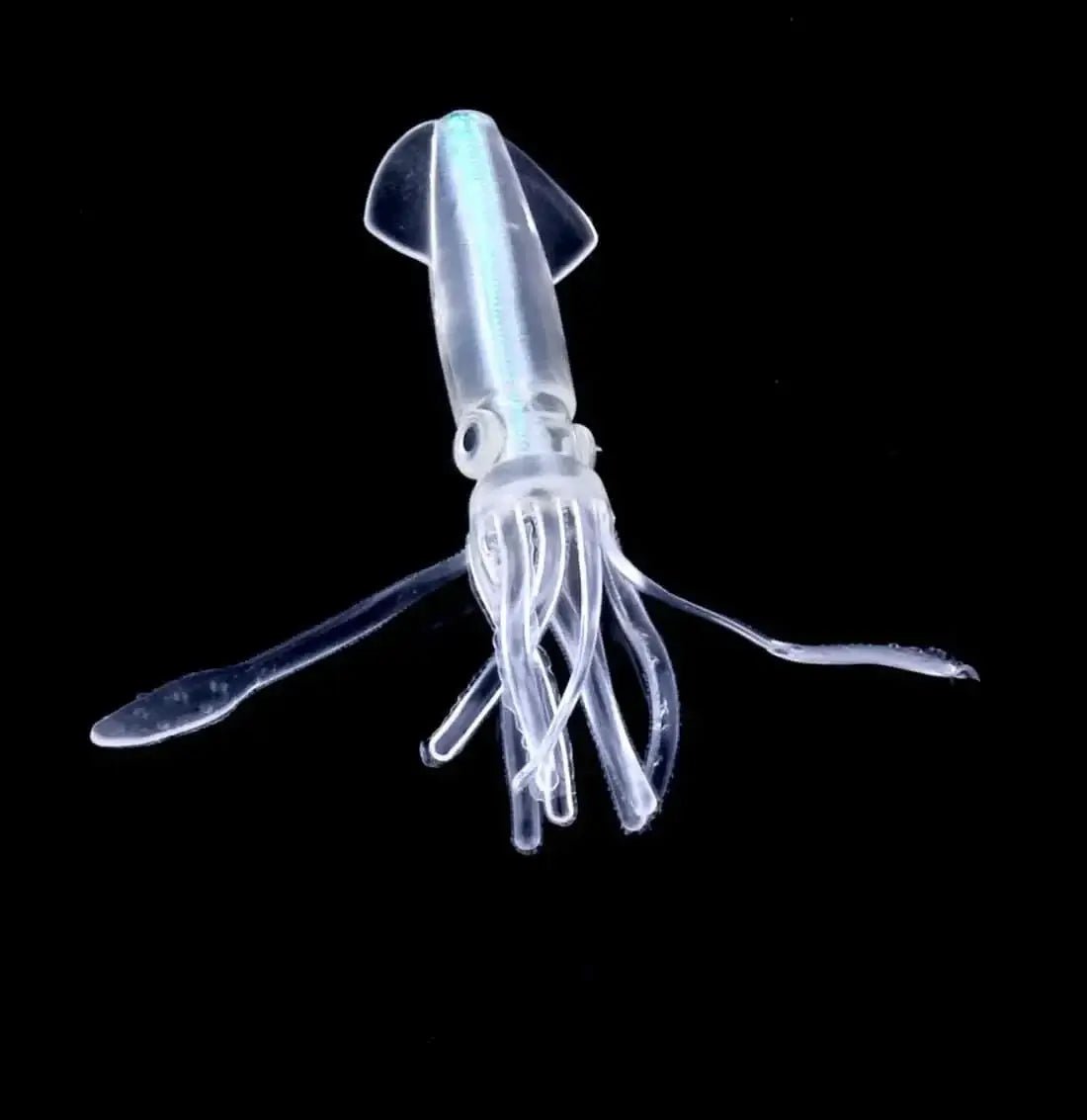 China China 100mm / Color 3 BURLE Luminous Soft Lures Mix Oiled Octopus Soft Skirts Squid Lures Artificial Soft Squid Jig Custom Fishing Lures