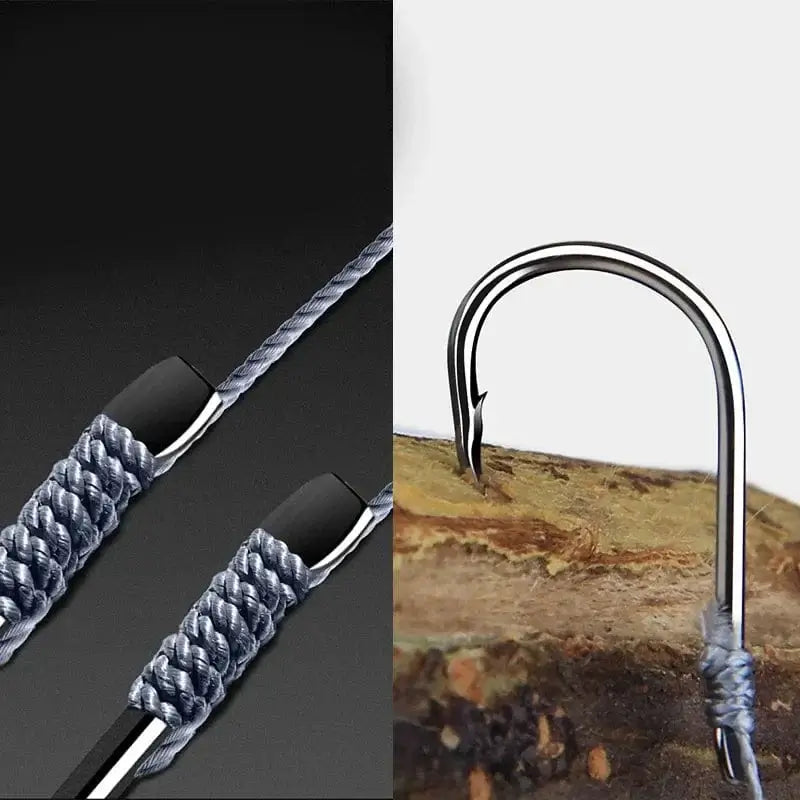 China China 10Pcs/Lot Fishing Hook Crank String Japan Series Hooks group Freshwater Catch Barbed Tackle Single Black Nickel Color Sabiki