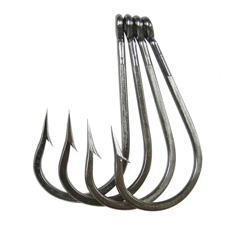 China China 10pcs/lot Size 6/0 7/0 8/0 9/0 10/0 11/0 12/0 13/0 14/0 Stainless Steel Big Game Fishing Hook 7691 Southern Tuna Fishing Hook