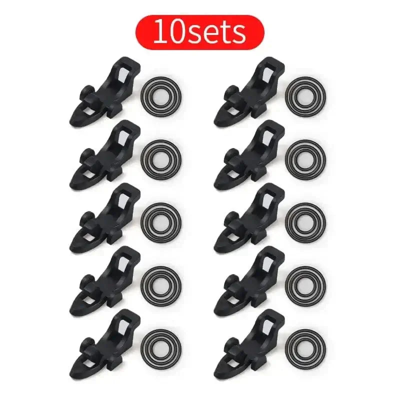 China China (10sets)black 10-30pcs Fishing Rod Pole Hook Keeper Lure Bait Holder Lure Accessories Jig Hooks Safety Keeping Holder Fishing Tool