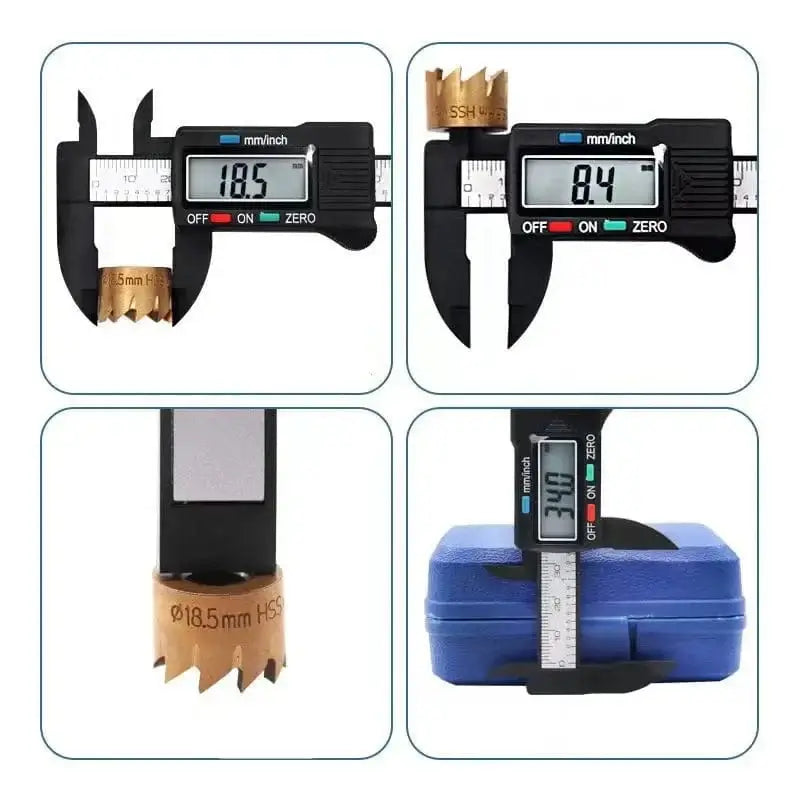 China China 150mm 100mm Electronic Digital Caliper Carbon Fiber Dial Vernier Caliper Gauge Micrometer Measuring Tool Digital Ruler