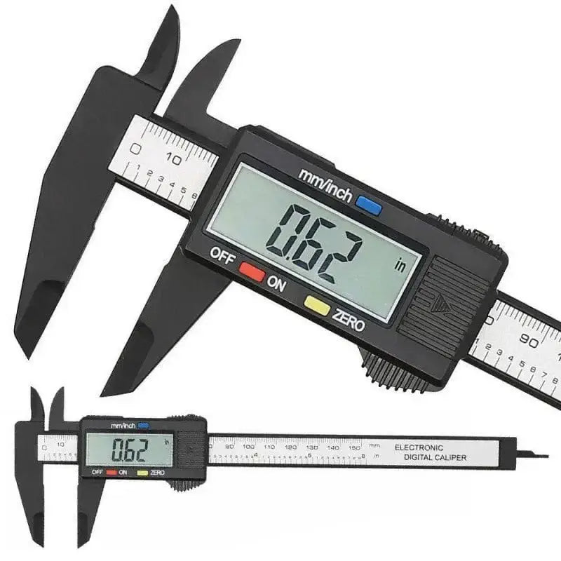 China China 150mm 100mm Electronic Digital Caliper Carbon Fiber Dial Vernier Caliper Gauge Micrometer Measuring Tool Digital Ruler