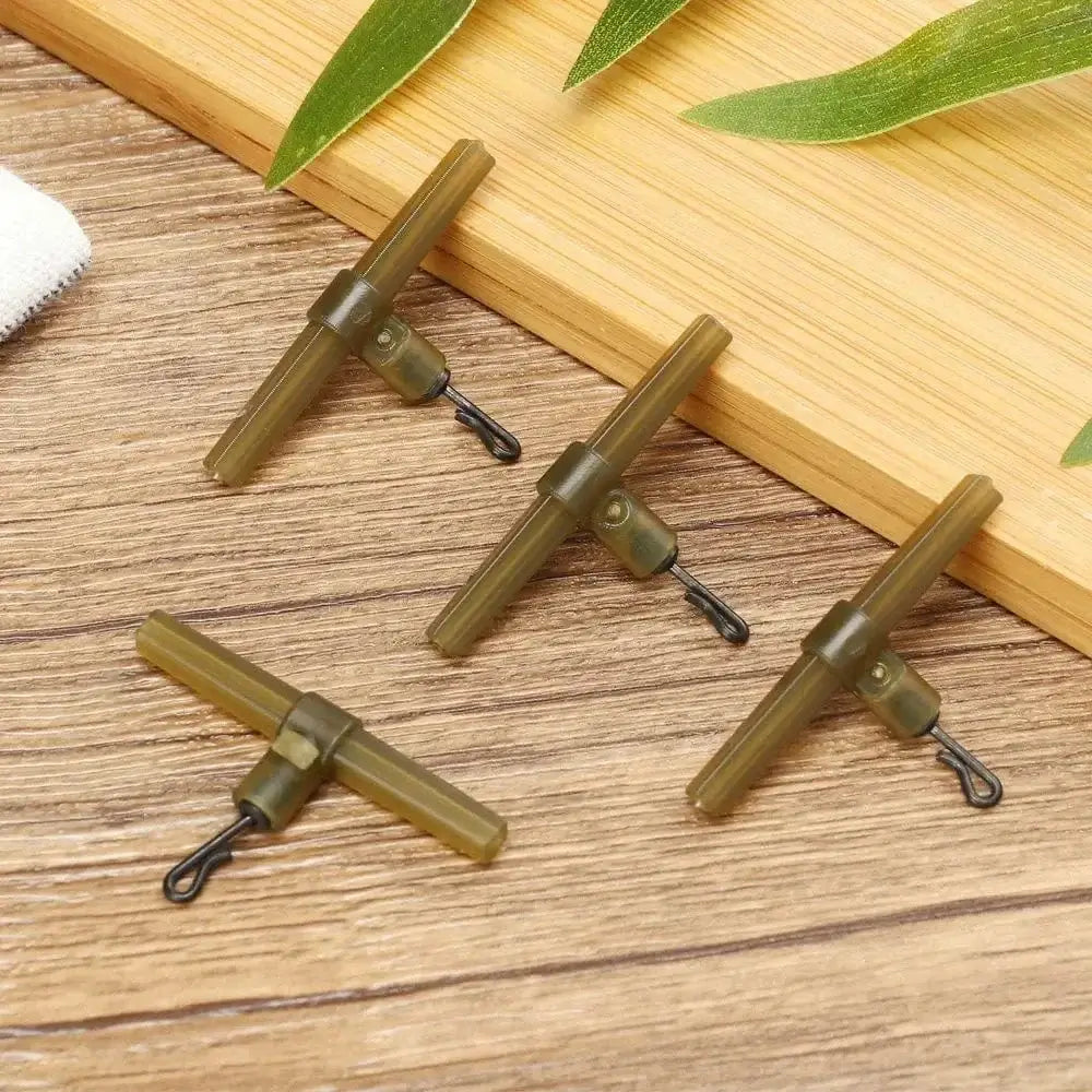 China China 15PCS Side Bends with Rolling Swivel or 10PCS Side Bends with QC Swivel or 30PCS Anti Tangle Sleeves Carp Fishing Accessories