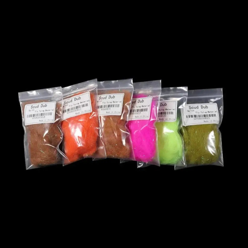China China 1Bag Ice Dubbing Fibre Scud Nymph Dub Fly Tying Material For Trout Flies Shrimp Fly Lure Making