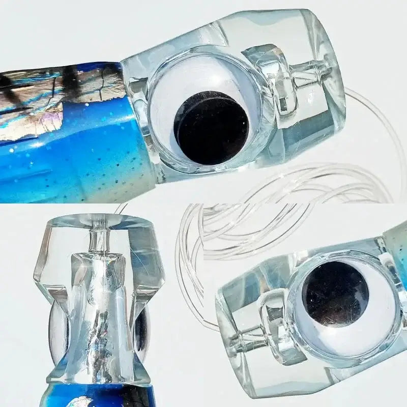 China China 1pc 15.5cm/22.5cm Octopus Squid Skirt Bait Trolling Lure Bait With Hook Big Game Drag Fishing Marlin Tuna Pesca Hard Bait