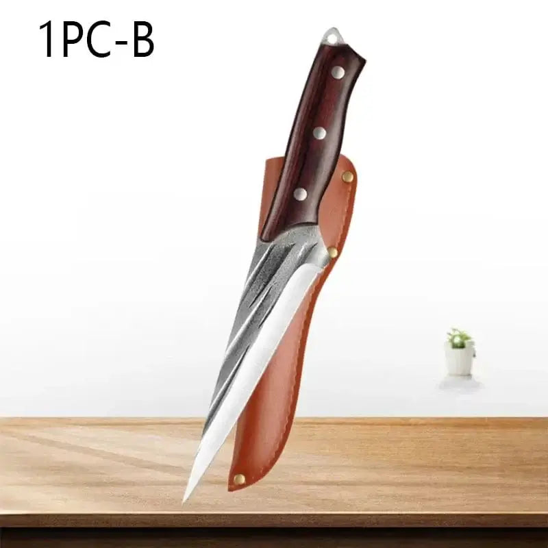 China China 1PC-B with Cover WXCOO Forged Boning Knife Professional Butcher Knives Sharp Meat Cleaver Carving Knife Stainless Steel Kitchen Knives Tools