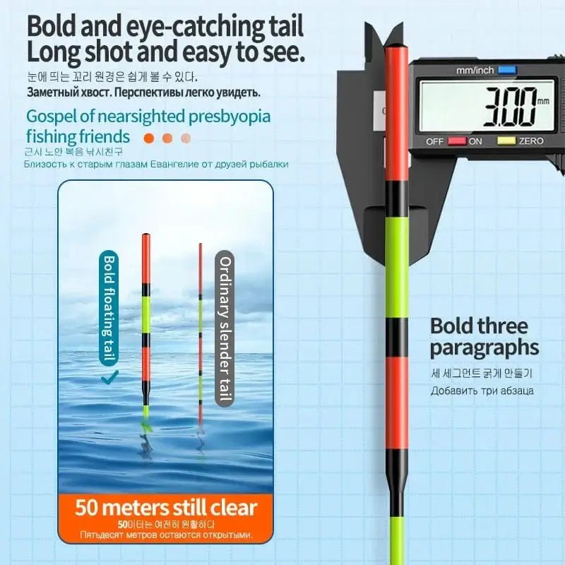 China China 1PC Big Loading lead weight Gravity Sensor Float+1 CR425 Battery+1 Float Holder+1 Bag Hooks Electric Luminous Smart Float Tools