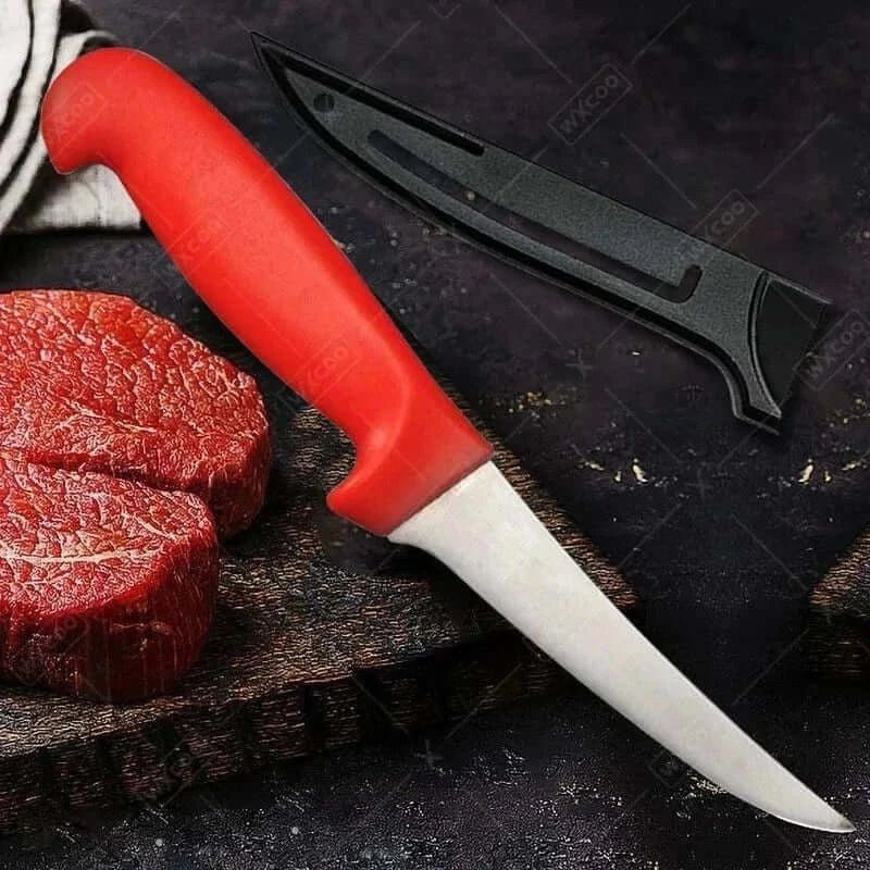 China China 1PC-Boning knife WXCOO Stainless Steel Skinning Carving Knife Kitchen Boning Knife Meat Butcher Cleaver Utility Chef Slicing Fish Fruit Knives