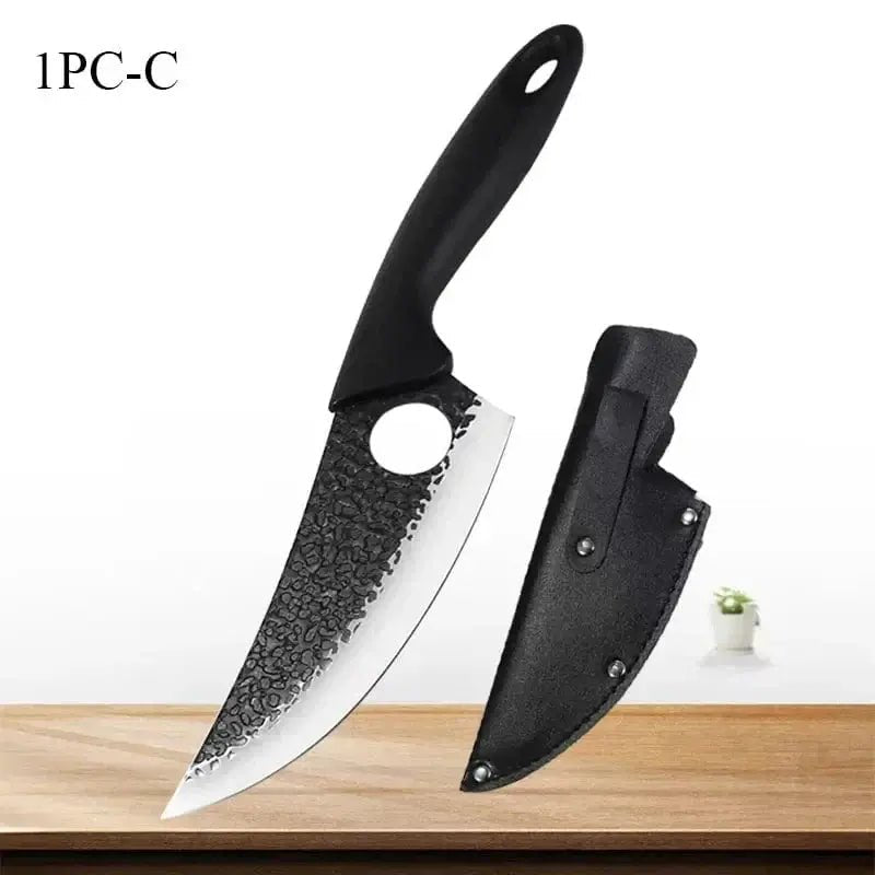 China China 1PC-C WXCOO Professional Japanese Chef's Knife Multi-purpose Kitchen Knives Stainless Steel Boning Knife Meat Cleaver Slicing Knife